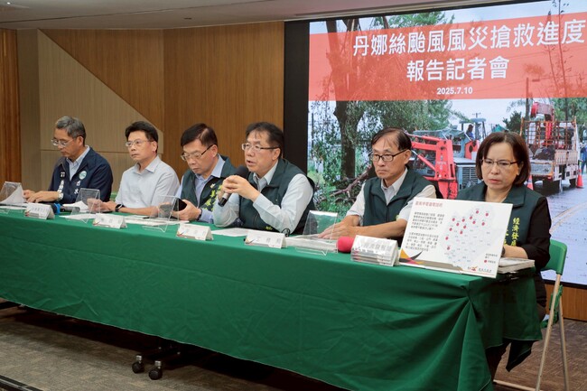 南市說明丹娜絲風災搶救進度  黃偉哲感謝各單位支援並籲防範近期強降雨 | 華視市場快訊