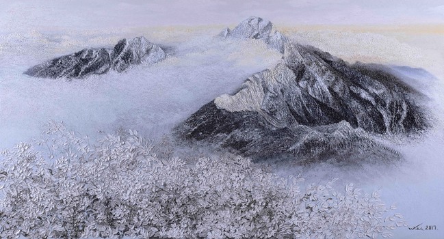 從基隆半山坳的小女孩　到羅浮宮藝術最高殿堂  全球唯一「砌畫」技法　展現女性之柔美特質 | 華視市場快訊