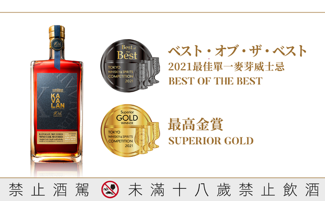 金車噶瑪蘭獲選「2021 最佳單一麥芽威士忌」 日本 TWSC 勇奪 4 面最高金賞與 8 面金賞 | 華視市場快訊